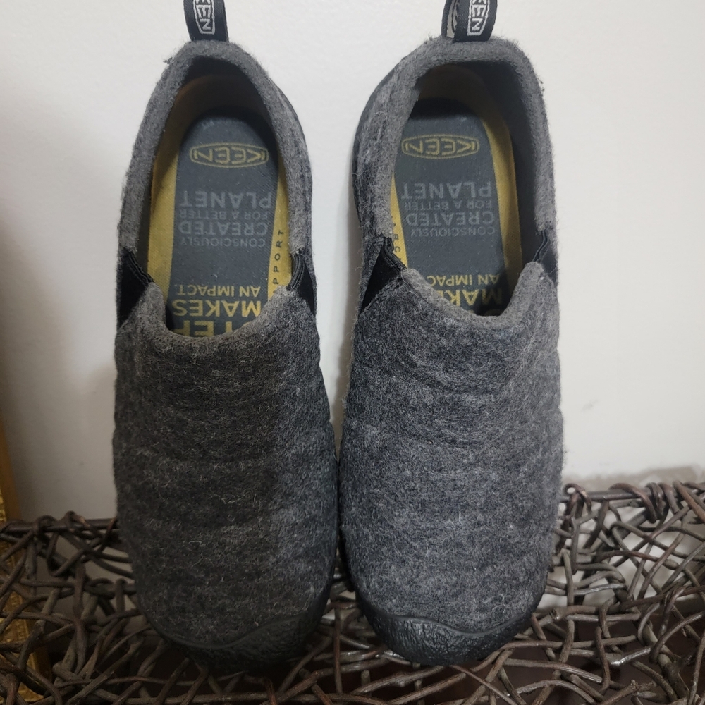 Keen Women’s Howser II Grey Felt Gray  Slip On Shoes Size 9.5 - Picture 4 of 7